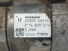 2014-2020 Nissan Nv200 Car Starter Motor Solenoid OEM P/N:23300 EN22B Fits Fits 2013 2014 2015 2016 2017 2018 2019 2020 OEM Used Auto Parts