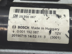 2014-2021 Buick Encore Car Starter Motor Solenoid OEM P/N:20190716 25 200 067 Fits Fits 2014 2015 2016 2017 2018 2019 2020 2021 OEM Used Auto Parts