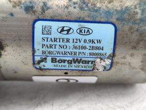 2018-2019 Hyundai Accent Car Starter Motor Solenoid OEM P/N:36100-2B804 Fits Fits 2018 2019 OEM Used Auto Parts