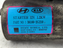 2014 Hyundai Sonata Car Starter Motor Solenoid OEM P/N:36100-2G210 Fits Fits 2015 2016 OEM Used Auto Parts