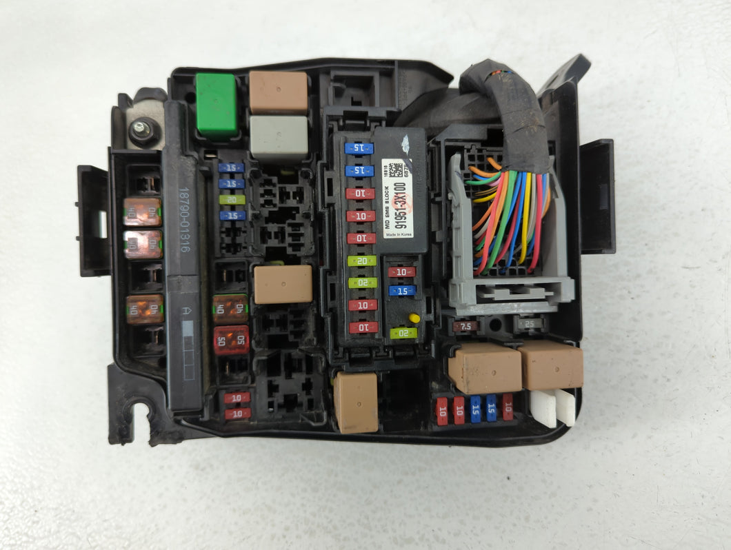 2014-2016 Kia Forte Fusebox Fuse Box Panel Relay Module P/N:91204 A7632 Fits Fits 2014 2015 2016 OEM Used Auto Parts