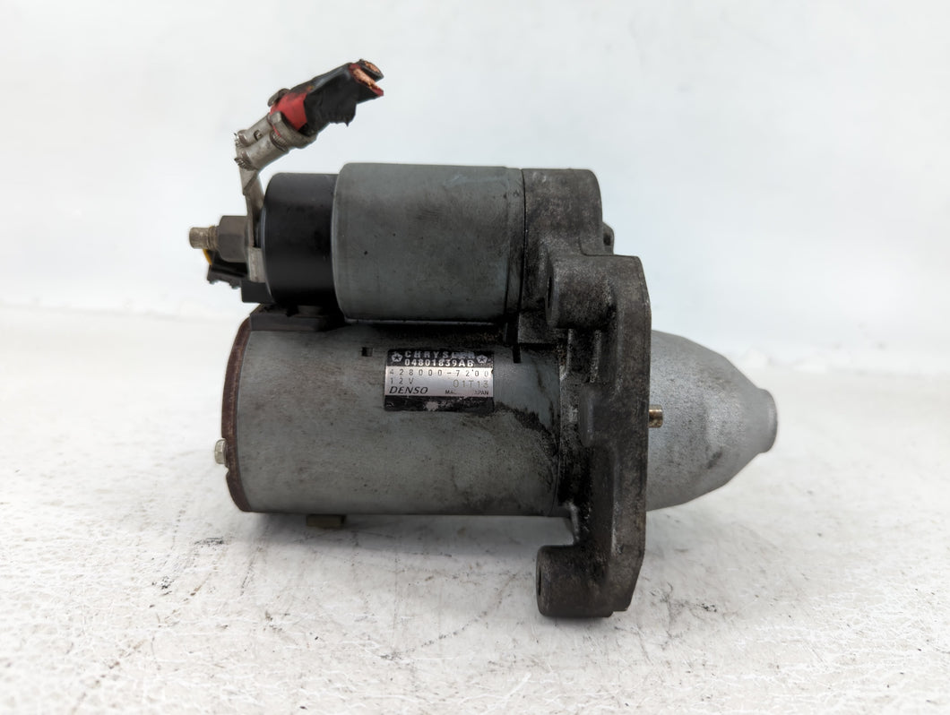 2016 Dodge Caravan Car Starter Motor Solenoid OEM P/N:428000-7200 04801839AB Fits OEM Used Auto Parts