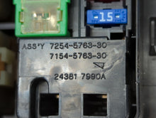 2015-2022 Nissan Murano Fusebox Fuse Box Panel Relay Module P/N:7254-5763-30 24381 7990A Fits OEM Used Auto Parts