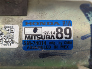 2016-2022 Honda Hr-V Car Starter Motor Solenoid OEM P/N:SM-74014 Fits Fits 2013 2014 2015 2016 2017 2018 2019 2020 2021 2022 OEM Used Auto Parts