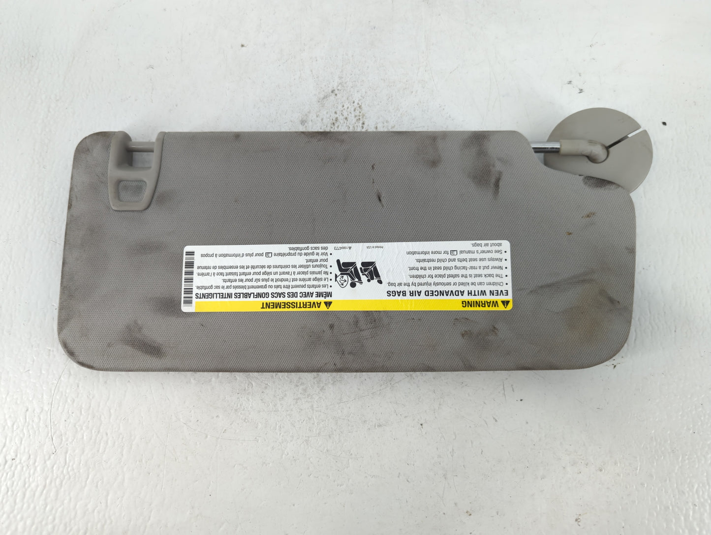 2017 Chevrolet Traverse Sun Visor Shade Replacement Driver Left Mirror Fits OEM Used Auto Parts - Oemusedautoparts1.com