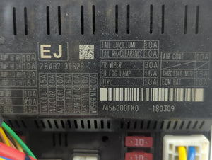 2015-2022 Nissan Murano Fusebox Fuse Box Panel Relay Module P/N:7456000FK0 180309 Fits OEM Used Auto Parts