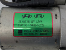 2014-2016 Kia Sorento Car Starter Motor Solenoid OEM P/N:36100-3C221 Fits Fits 2012 2013 2014 2015 2016 OEM Used Auto Parts