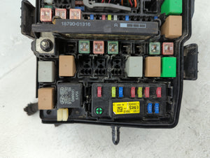 2013-2016 Hyundai Santa Fe Fusebox Fuse Box Panel Relay Module P/N:91210-B5501 N91210-B5501 Fits Fits 2013 2014 2015 2016 OEM Used Auto Parts