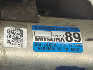 2016-2022 Honda Hr-V Car Starter Motor Solenoid OEM P/N:SM-74014 Fits Fits 2013 2014 2015 2016 2017 2018 2019 2020 2021 2022 OEM Used Auto Parts