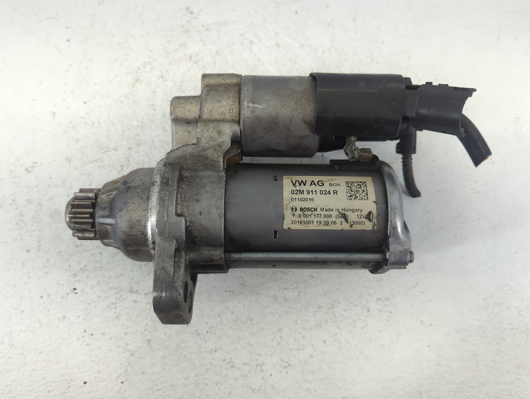 2015-2019 Volkswagen Jetta Car Starter Motor Solenoid OEM P/N:02M 911 024 R Fits Fits 2015 2016 2017 2018 2019 OEM Used Auto Parts