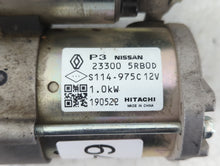 2018-2019 Nissan Kicks Car Starter Motor Solenoid OEM P/N:S114-975C 12V 23300 5RB0D Fits Fits 2018 2019 OEM Used Auto Parts