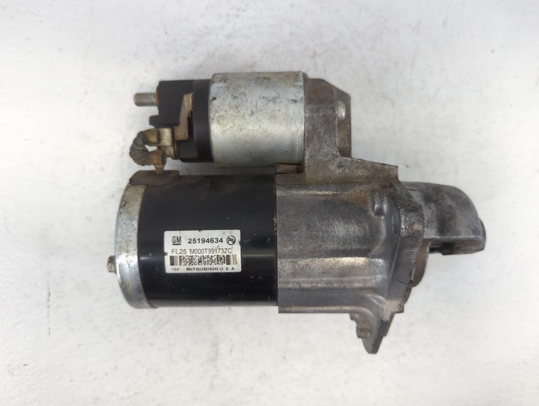 2012-2019 Chevrolet Sonic Car Starter Motor Solenoid OEM P/N:FH01 M000T39173ZC 25194634 Fits OEM Used Auto Parts