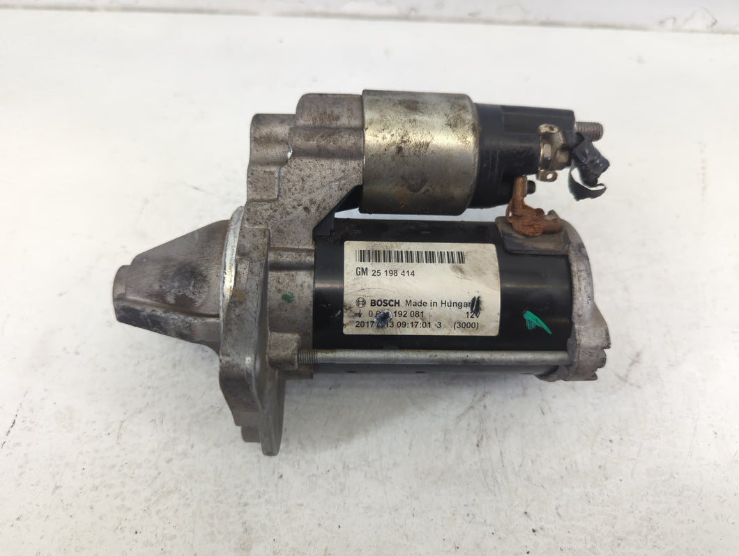 2014-2021 Buick Encore Car Starter Motor Solenoid OEM P/N:25 198 414 Fits Fits 2014 2015 2016 2017 2018 2019 2020 2021 OEM Used Auto Parts