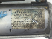 2014 Volkswagen Jetta Car Starter Motor Solenoid OEM P/N:02m 911 0024 R Fits OEM Used Auto Parts