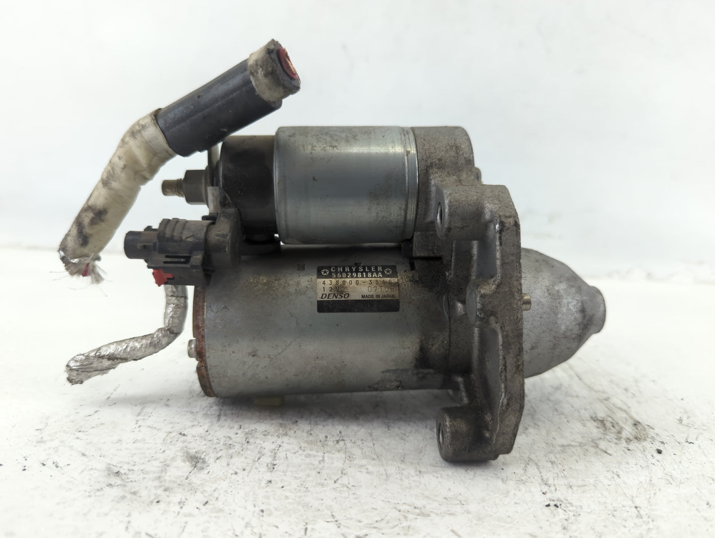 2017-2020 Chrysler Pacifica Car Starter Motor Solenoid OEM P/N:438000-3540 56029818AA Fits Fits 2017 2018 2019 2020 2022 OEM Used Auto Parts - Oemusedautoparts1.com