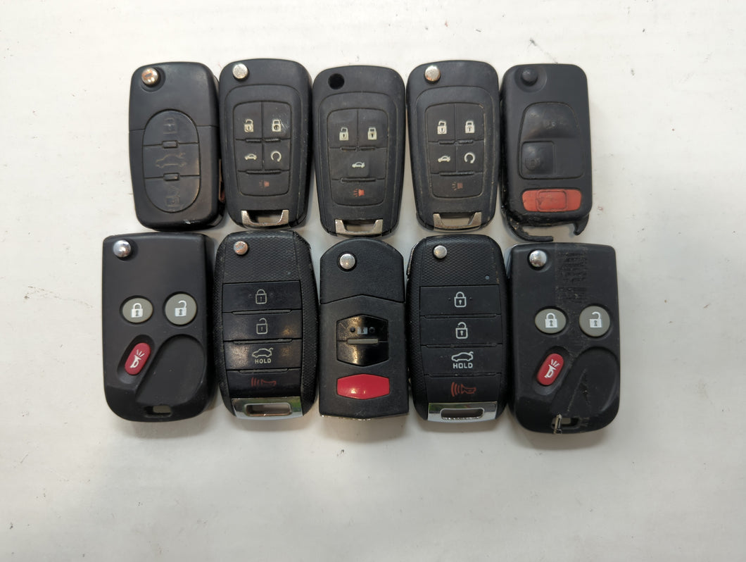 Lot of 10 Aftermarket Keyless Entry Remote Fob 2AOKM-HK1 |