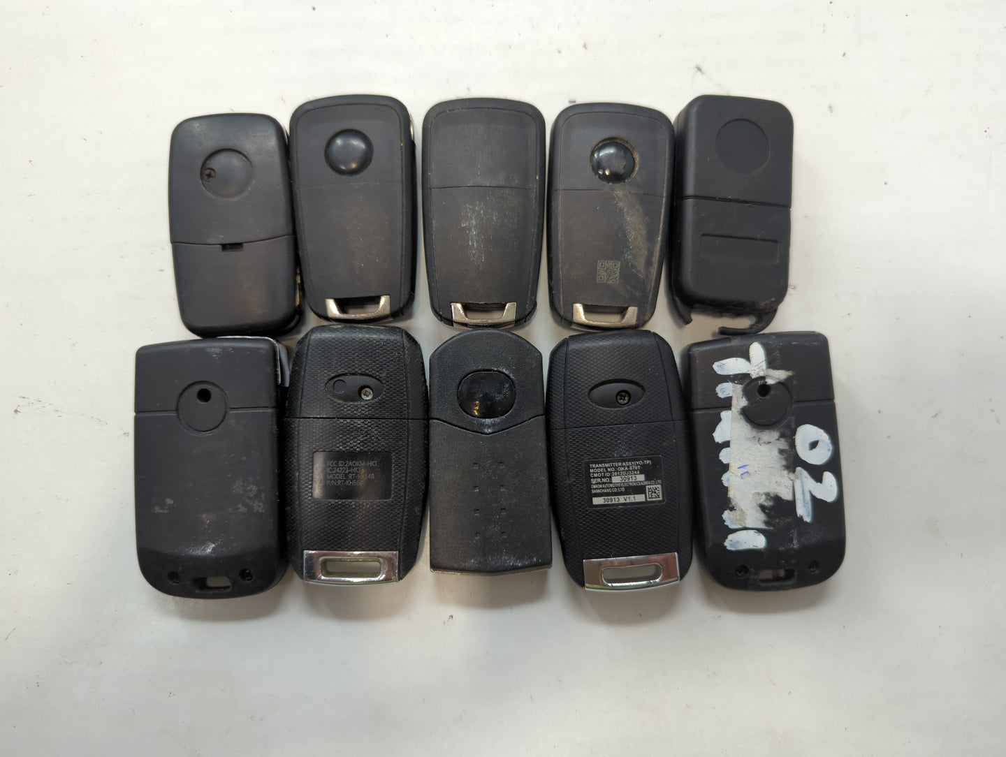 Lot of 10 Aftermarket Keyless Entry Remote Fob 2AOKM-HK1 | - Oemusedautoparts1.com