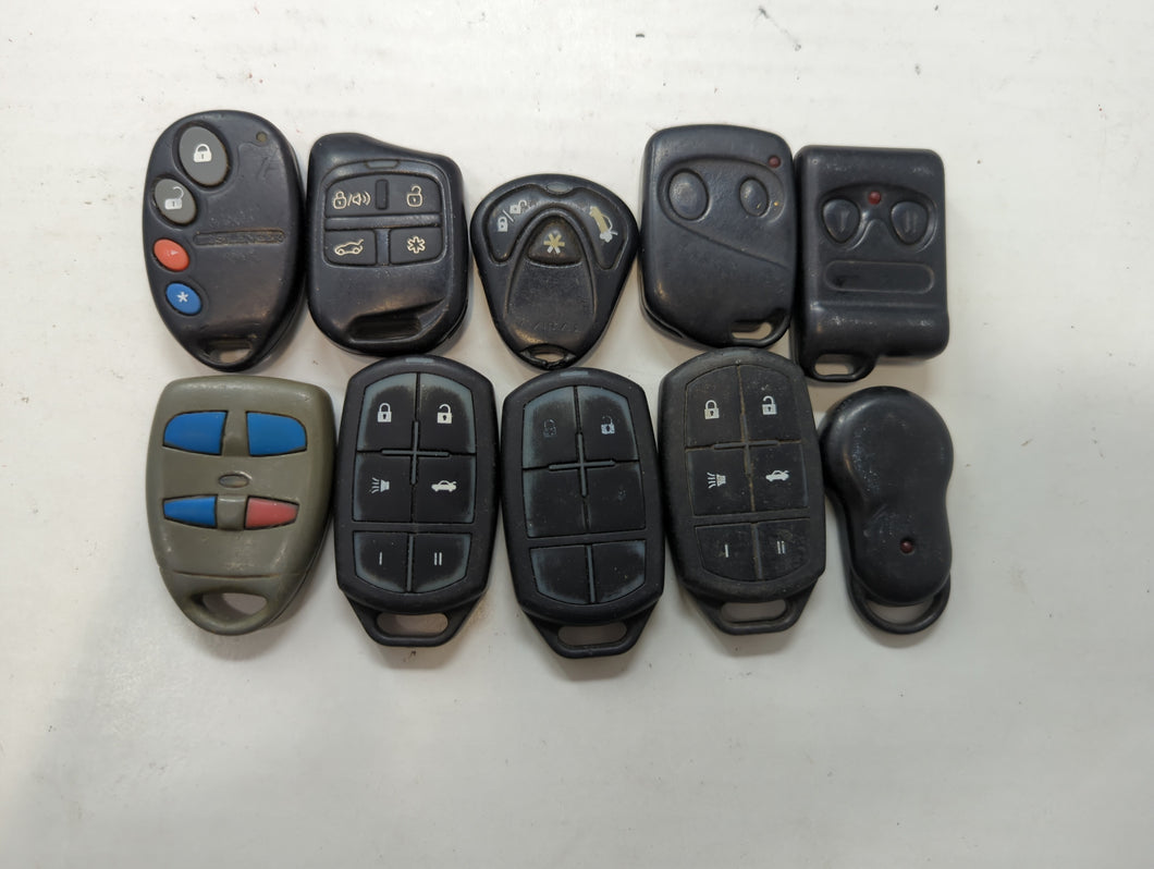 Lot of 10 Aftermarket Keyless Entry Remote Fob X32-MECJ | ELVMT1A |