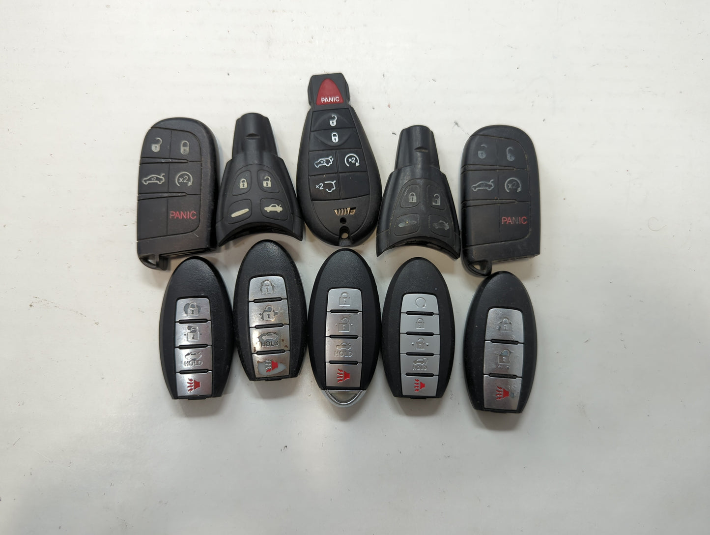 Lot of 10 Aftermarket Keyless Entry Remote Fob 2AOKM-NI3 | KR5S180144014 - Oemusedautoparts1.com