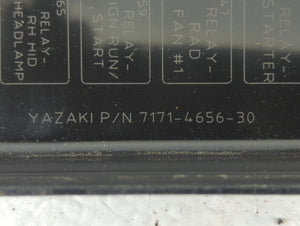 2015-2016 Dodge Charger Fusebox Fuse Box Panel Relay Module P/N:16238CW Fits Fits 2015 2016 OEM Used Auto Parts