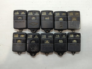 Lot of 10 Chevrolet Keyless Entry Remote Fob ABO0302T | ABO0303T |