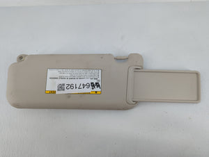 2019-2022 Toyota Corolla Sun Visor Shade Replacement Passenger Right Mirror Fits Fits 2019 2020 2021 2022 OEM Used Auto Parts