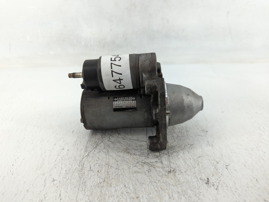 2011-2019 Dodge Journey Car Starter Motor Solenoid OEM P/N:428000-7200 04801839AB Fits OEM Used Auto Parts