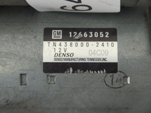 2017-2021 Gmc Acadia Car Starter Motor Solenoid OEM P/N:TN438000-2410 12663052 Fits Fits 2015 2016 2017 2018 2019 2020 2021 OEM Used Auto Parts