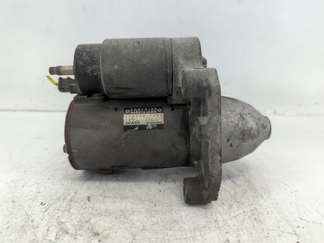 2013 Dodge Caravan Car Starter Motor Solenoid OEM P/N:428000-7200 04801839AB Fits OEM Used Auto Parts