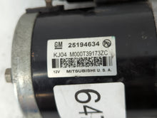 2013-2021 Chevrolet Trax Car Starter Motor Solenoid OEM P/N:25194634 Fits OEM Used Auto Parts