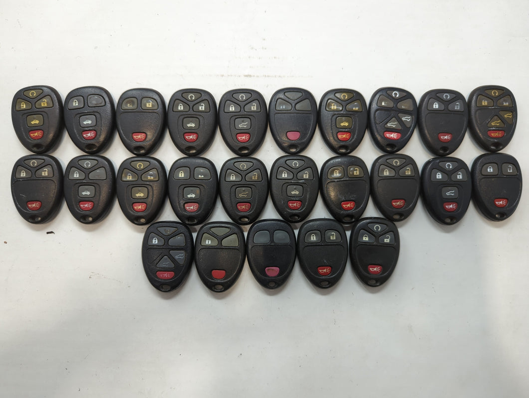 Lot of 25 Chevrolet Keyless Entry Remote Fob OUC60270 | OUC60221