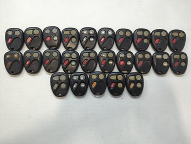 Lot of 25 Chevrolet Keyless Entry Remote Fob KOBUT1BT | LHJ009 |