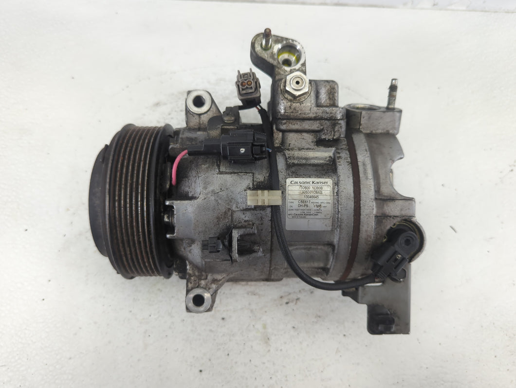 2014-2016 Infiniti Qx70 Air Conditioning A/c Ac Compressor Oem