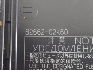 2014-2019 Toyota Corolla Fusebox Fuse Box Panel Relay Module P/N:JW0201 82121, 82662-02K60 Fits Fits 2014 2015 2016 2017 2018 2019 OEM Used Auto Parts