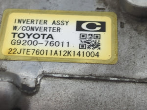 2013 Lexus Ct200h Hybrid DC Synergy Drive Power Inverter P/N:G9200-76011 Fits OEM Used Auto Parts