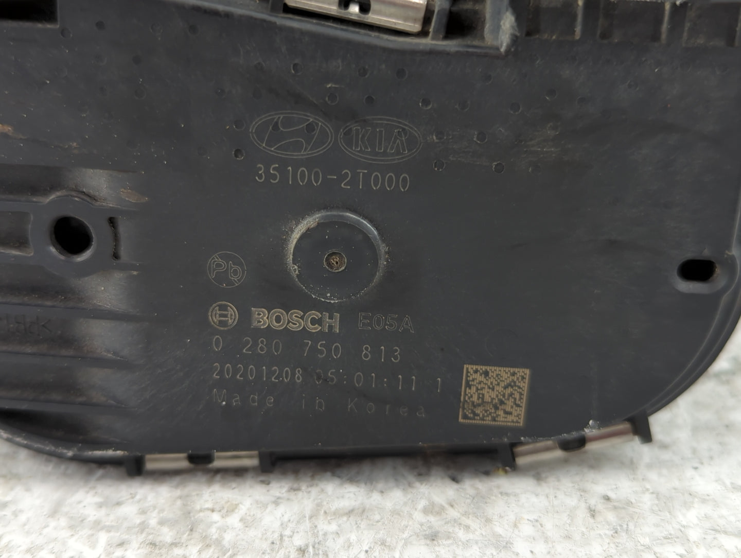 2021-2023 Hyundai Sonata Throttle Body P/N:0 280 750 813 35100-2T000 Fits Fits 2021 2022 2023 OEM Used Auto Parts - Oemusedautoparts1.com