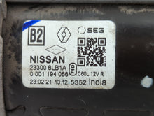 2020-2022 Nissan Sentra Car Starter Motor Solenoid OEM P/N:0 001 194 058 23300 6LB1A Fits Fits 2020 2021 2022 OEM Used Auto Parts