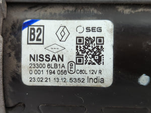 2020-2022 Nissan Sentra Car Starter Motor Solenoid OEM P/N:0 001 194 058 23300 6LB1A Fits Fits 2020 2021 2022 OEM Used Auto Parts