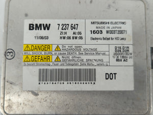 2011-2013 Bmw 328i Headlight Ballast Head Light