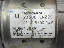 2013-2019 Nissan Sentra Car Starter Motor Solenoid OEM P/N:S114-955D 12V 23300 EN22C Fits OEM Used Auto Parts