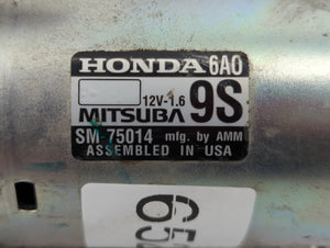 2018-2020 Honda Accord Car Starter Motor Solenoid OEM P/N:SM-75014 Fits Fits 2018 2019 2020 OEM Used Auto Parts