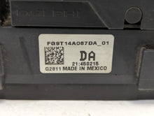 2015-2016 Lincoln Mkz Fusebox Fuse Box Panel Relay Module P/N:FG9T14A067DA Fits Fits 2015 2016 OEM Used Auto Parts