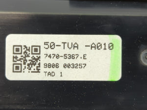 2018-2020 Honda Accord Fusebox Fuse Box Panel Relay Module P/N:50-TVA-A010 Fits Fits 2018 2019 2020 OEM Used Auto Parts