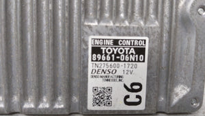 2015 Toyota Camry PCM Engine Control Computer ECU ECM PCU OEM P/N:89661-06N10 Fits OEM Used Auto Parts - Oemusedautoparts1.com