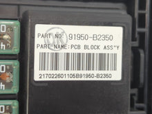 2013-2022 Mazda Cx-5 Fusebox Fuse Box Panel Relay Module P/N:91950-B2350 Fits OEM Used Auto Parts