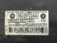 2018 Dodge Ram 2500 Car Starter Motor Solenoid OEM P/N:56029722AA Fits Fits 2014 2015 2016 2017 2019 2020 2021 2022 OEM Used Auto Parts