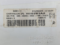 2018 Dodge Journey Instrument Cluster Speedometer Gauges P/N:68310781AA Fits OEM Used Auto Parts - Oemusedautoparts1.com