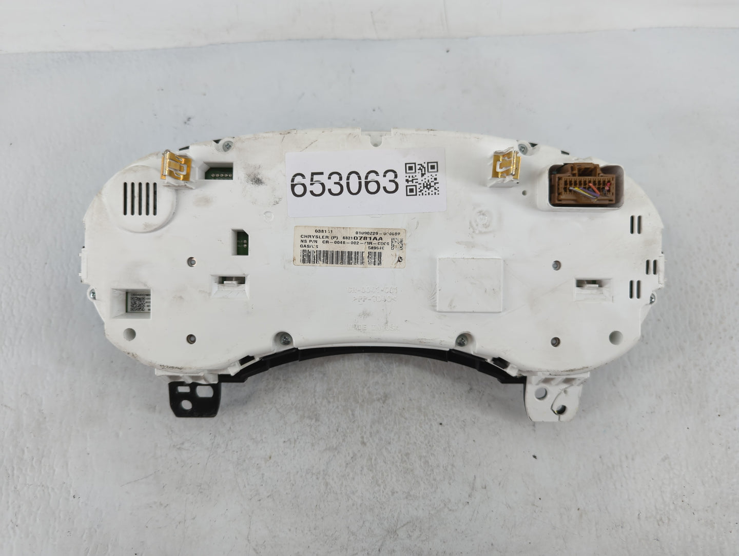 2018 Dodge Journey Instrument Cluster Speedometer Gauges P/N:68310781AA Fits OEM Used Auto Parts - Oemusedautoparts1.com