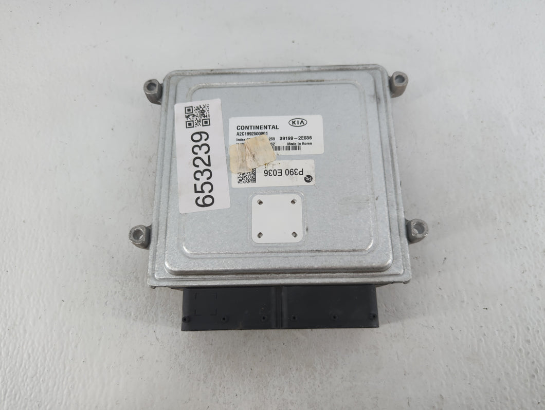 2019-2021 Kia Forte PCM Engine Control Computer ECU ECM PCU OEM P/N:39199-2E036 A2C1992500001 Fits Fits 2019 2020 2021 OEM Used Auto Parts