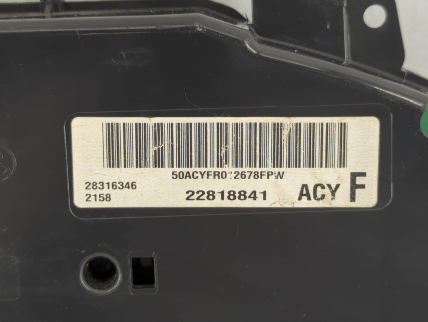 2012 Chevrolet Traverse Instrument Cluster Speedometer Gauges Fits OEM Used Auto Parts - Oemusedautoparts1.com